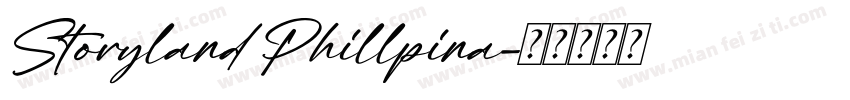 Storyland Phillpina字体转换